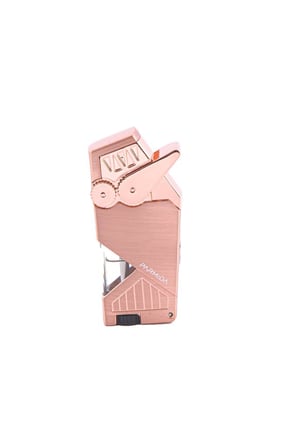Çift Torch Pürmüz Rose Gold Puro Çakmağı - TR4695