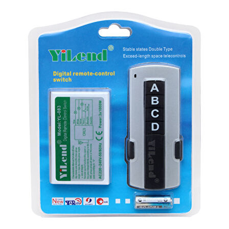 Powermaster Avize Kontrol Kumandası PM-5847 4 Tuşlu 4 Kanal
