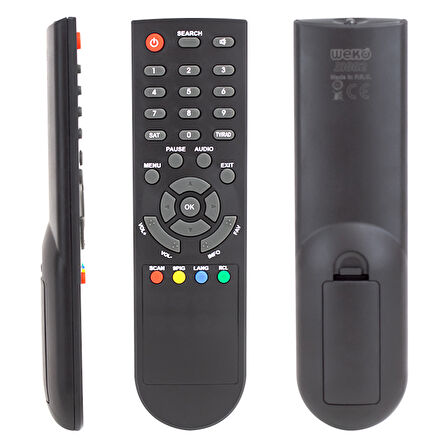 WEKO KR SAMUX 5000 - HERZ 12500 - ASTRACOM 3500 TEVSAN 5200FTA UYDU KUMANDA (31882=3850)