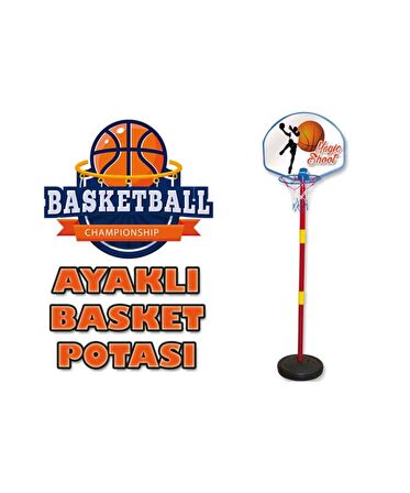 Matrax Portatif Boyu Ayarlanabilir Ayaklı Basket Potası