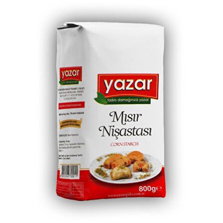 Yazar Mısır Nişastası 800Gr