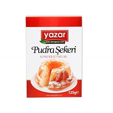 Yazar Pudra Şekeri 125Gr