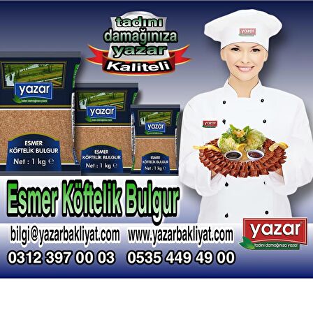 Yazar Esmer Köftelık Bulgur 1Kg