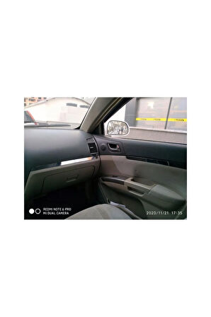 Geely Emgrand Krom Iç Kapı Çıtası 7 Prç. 2011-2013 Sedan Paslanmaz Çelik