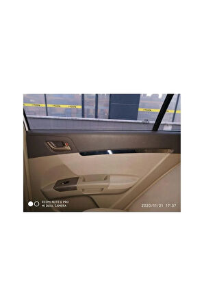 Geely Emgrand Krom Iç Kapı Çıtası 7 Prç. 2011-2013 Sedan Paslanmaz Çelik