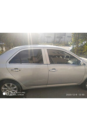 Geely Mk Krom Cam Çıtası 6 Prç. 2009-2011 Sedan P.çelik uyumlu