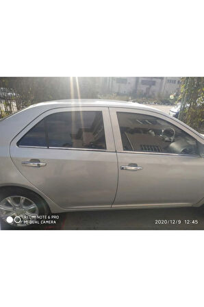 Geely Mk Krom Cam Çıtası 6 Prç. 2009-2011 Sedan P.çelik uyumlu