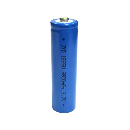 18650 Şarjlı Pil (El Feneri Pili) 3.7v 6800mAh 18X65mm Tekli