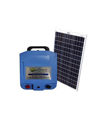 Elektrikli Çit Cihazı 25000 Volt Aç Kapa Model Panelli Set