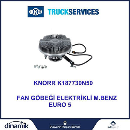 Mercedes Truck Fan Gobegi Elektrikli Kisa Tip Mercedes Benz Actros Euro 5 - Knorr K187730n50