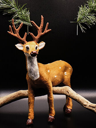 Waldern Yılbaşı Dekoratif 25 Cm Geyik Süs Rudolf