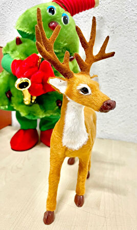 Waldern Yılbaşı Dekoratif 25 Cm Geyik Süs Rudolf