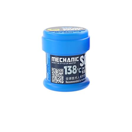 Mechanic Krem Lehim Solder Paste SMD BGA Repair 138°C 50gr