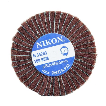 Nikon N34203 Non Woven Zımpara Saplı Kombi Mop 80x40x6mm 100 Kum