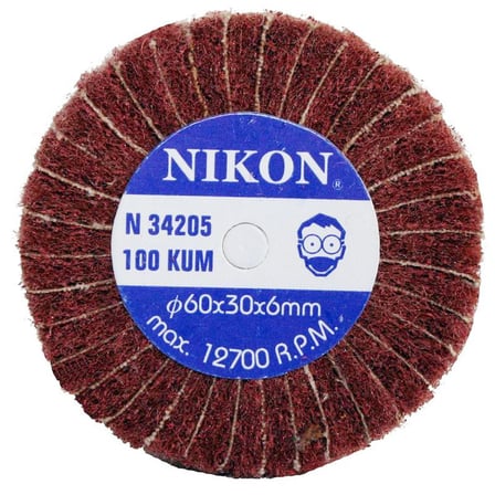 Nikon N34205 Non Woven Zımpara Saplı Kombi Mop 60x30x6mm 100 Kum