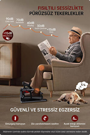 LivenZi Fit Eliptik Kondisyon Bisikleti – Egezersiz ve Ayak Masaj Aleti