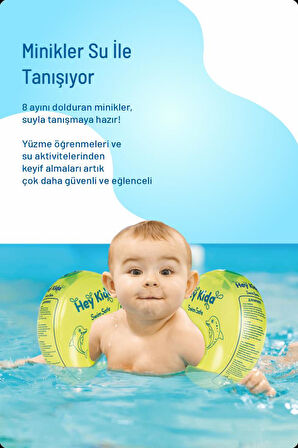 Heykida Swim Safe Yüzme Yardımcısı Deniz Kolluğu 1-6 Yaş