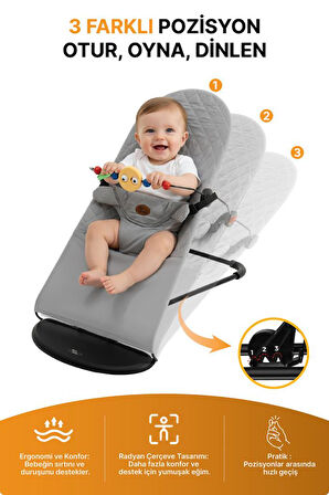 Livenzi Mobibaby Anakucağı Cotton Deluxe - Gri