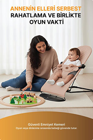Livenzi Mobibaby Ana Kucağı Cotton Deluxe - Gül Kurusu