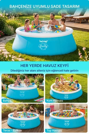 Heykida Swim Safe Hızlı Kurulum Havuzu 152x51cm