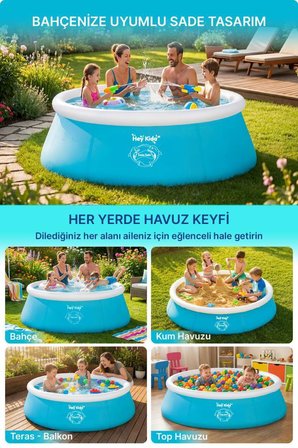 Heykida Swim Safe Hızlı Kurulum Havuzu 183x51cm