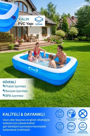 Heykida Swim Safe Dikdörtgen Havuz 265x175x50cm