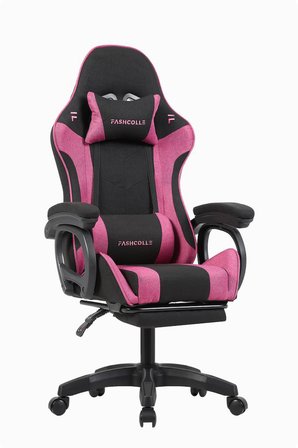Fashcolle Dynamic Air Pink Masajlı Kumaş Oyuncu Koltuğu