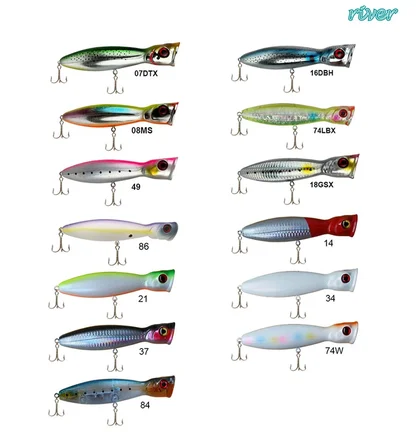 River Bighead Pop 130 13 cm 36 gr Popper Maket Balık