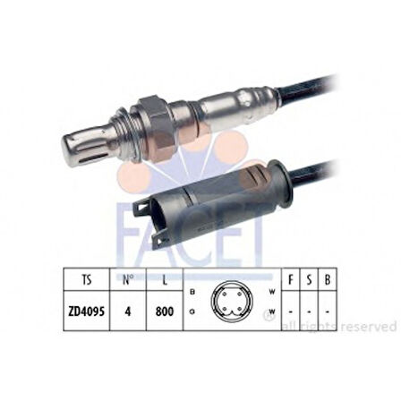 Bmw Oksıjen Sensoru Bmw N42 N45 N46 3-E46 - Facet 10.7964