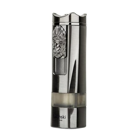 Lubinski Lion Sehpalı Delicili Tek Torch Puro Çakmağı Gunmetal
