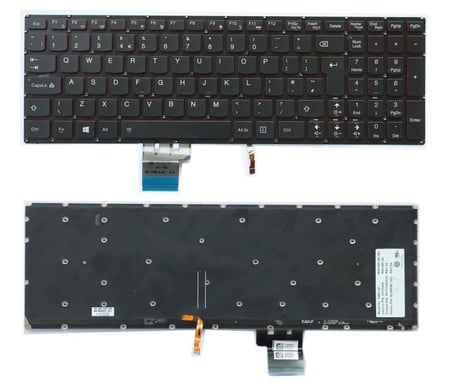 Lenovo Y50-70, Lenovo 20378 Y5070 Notebook Klavyesi / TR - Işıklı