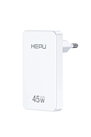 Yeni Nesil 45W GAN 2 x Typ-C PD Şarj Adaptörü Hepu Hp-C33