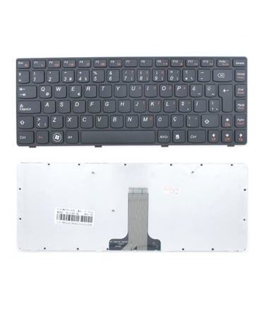 Lenovo B480A, B480G, B485, B485A, B485G, G480, G480A, Z480, Z485 Notebook Klavyesi Tuş Takımı, Siyah TR