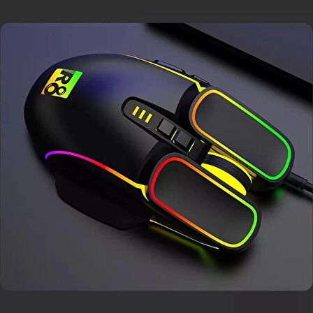 Kablolu Işıklı Rgb 3600 Dpi Gaming Mouse Bwm8