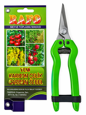 Rafo Karbon Çelik Meyve Toplama Makası