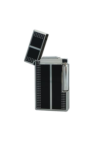Vindiesel Tek Torch Pürmüz Siyah-Gümüş Puro Çakmağı - TR4503
