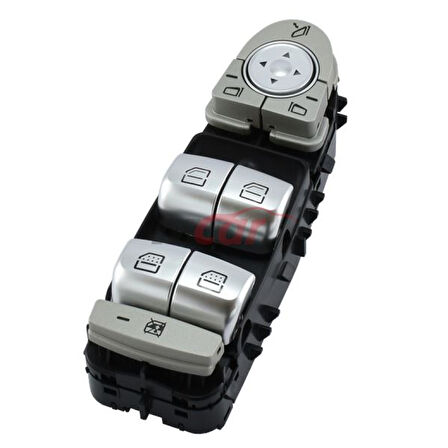 Mercedes Cam Acma Salteri On Sol (komple, Perdeli, Beyaz İsik, Siyah) S-Class W222 13>17 - Kraw An-560