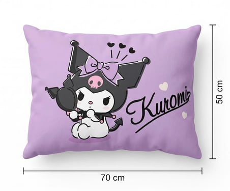 Kuromi Temalı Çocuk Yastık Kılıfı 2 Adet