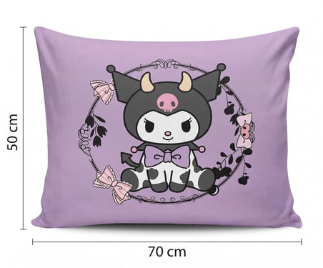 Kuromi Temalı Çocuk Yastık Kılıfı 2 Adet
