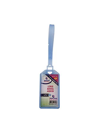 MAPİ LÜKS BAVUL ASKISI (PLASTİK) 35X54 ŞEFFAF TEKLİ