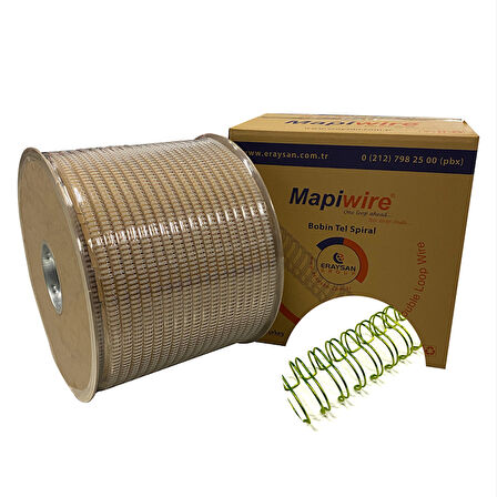 MAPİWİRE 1 İNÇ BOBİN TEL METALİK SARI