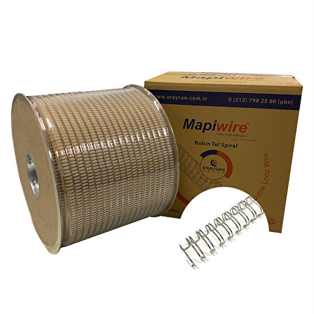 MAPİWİRE 1 1/8 BOBİN TEL GÜMÜŞ