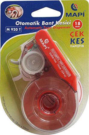 MAPİ 19 MM OTOMATİK BANT KESME MAKİNESİ KIRMIZI