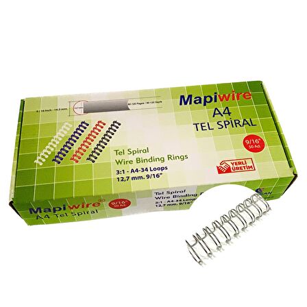 MAPİWİRE 9/16 KUTU TEL TRANSPA  50 AD.