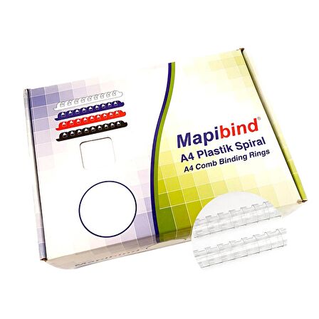 MAPİBİND-28MM.PLS.SPR.ŞEFFAF 50