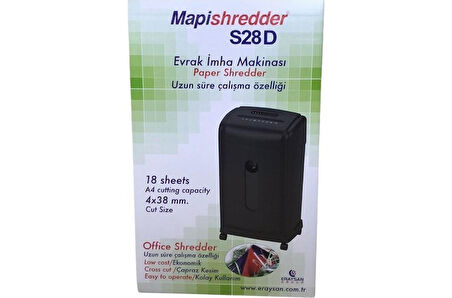 Mapishredder S28 D Evrak Imha Makinesi