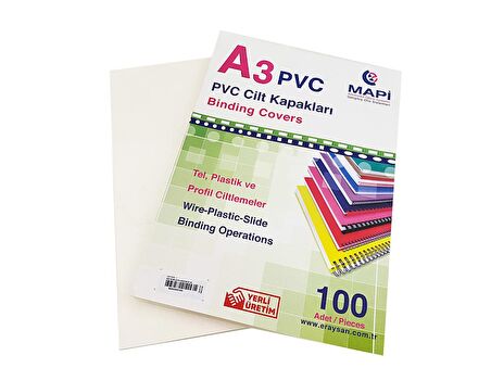 MAPİ-300M.A-3 PPE CİLT KAPAK BEYAZ+BEYAZ 100