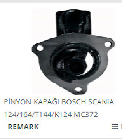 Unıversal Marş Ön Kapak-Scania/124/164/ 1996-- - Remark-Mc372