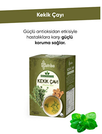 Nutribio Küp Şeklinde Kekik Çayı 150 gr