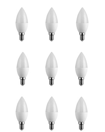 noas 7 w e14 ampul ince duy  10 adet